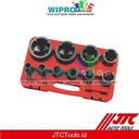 JTC 5432-10PCS GROOVED NUT SOCKET SET -
