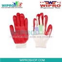 WIPRO Sarung Tangan Katun Kombinasi Karet Merah