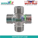 WIPRO WN7114 Cross Connector M3/8" x M3/8" x M3/8" x 3/8"