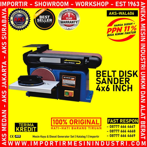 Mesin Penghalus Permukaan Belt Disk Sander