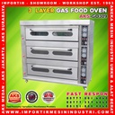 Gas Oven / Pemanggang Kue Roti Bakery 3 Deck