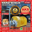 Hand winch / Boat winch / katrol manual 3 Ton Heavy duty AKS-SY3HW