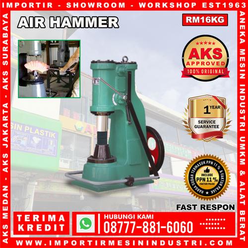 Mesin Tempa Palu Pandai Besi - Power Pon Air Forging Hammer RM16KG