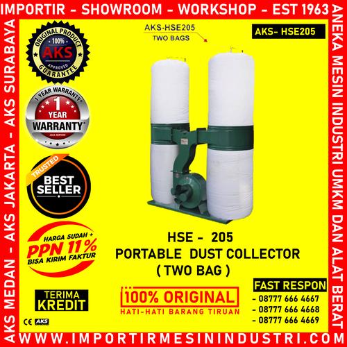 Mesin Penyedot Debu Portable Dust Collector Two Bag 5 HP HSE205