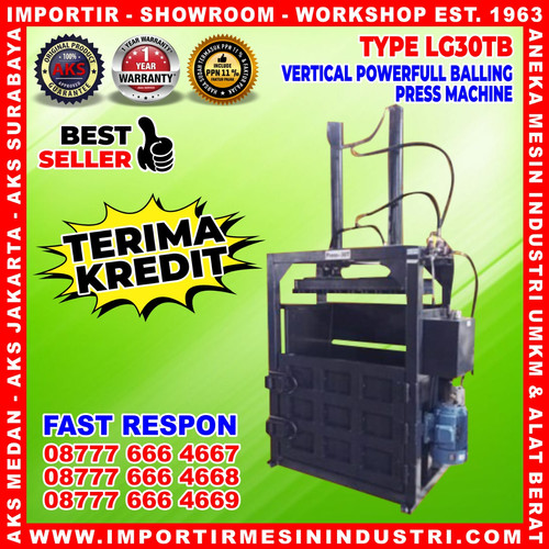 Mesin Press Sampah Plastik Kardus Botol 30 TON LG30TB
