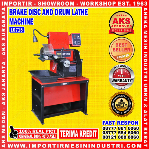 Brake Disc Drum Lathe 0.6 Kw - Mesin Bubut Rem Cakram Tromol Drum