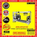 Machine Pengebor Kayu WoodLog Three Unit Boring 2Hp AKS - AYU213C