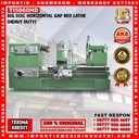 Horizontal Gap Bed Lathe TI5860HD Mesin Bubut Besi Logam 1450 x 1500mm