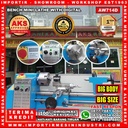 Mesin Bubut Besi Mini Lathe Bench Lathe Metal Machine - AW714D