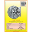 Exhaust Fan Blower Kipas 50 Inch Economic Cone shutter fan AKS-FT50MCE