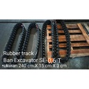 [SPAREPART] Rubber Track Tracker Tracking Ban u/ Mini Excavator SE0.6T