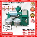 Mesin Ekstraksi dan Press Minyak Automatic Combined Spiral Oil HEM120A