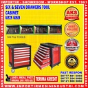 Kotak Lemari Perkakas Tool Box Cabinet Trolley 6 Drawer | AKS - TL6L