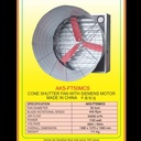 Kipas Exhaust Kandang Unggas Cone Shutter Fan Dinamo SIEMENS 3 Phase