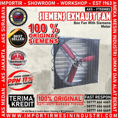 Exhaust Box Fan Kipas Kandang Ayam w/ Dinamo SIEMENS 3 Phase FT50MBS