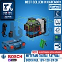 Mesin Meteran Digital Baterai GLL 18V-120-33 CG Waterpass Green Laser Line Level 18V 12V GLL 18V 120 33 CG