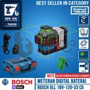 Mesin Meteran Digital Baterai GLL 18V-120-33 CG Waterpass Green Laser Line Level 18V 12V GLL 18V 120 33 CG