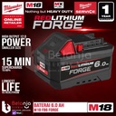 Battery Pack Milwaukee M18 FB6 Forge 6 Ah Baterai 18 Volt 6 AH 18V M18FB6 REDLithium Ion1