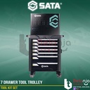 Tool Kit Set 278 Pcs Sata 7 Drawer Tool Trolley Storage ToolKit 09918S