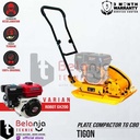 Tigon Plate Compactor TG C80 Mesin Stamper Kodok Pemadat Aspla TGC80 + Mesin Penggerak Engine Robot GX 200 6.5 HP
