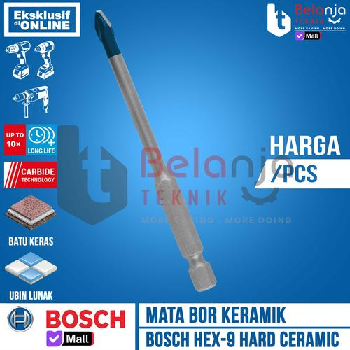 Bosch HEX 9 Hard Ceramic Drill Bit 5 mm Mata Bor Keramik 5 X 90 MM Tile Drill Bit 5MM