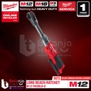 Milwaukee Long Reach Ratchet M12 FIR38LR-0 Kunci Sock Sok Rachet 3/8 Inch 12V Unit Only