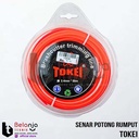 Tokei Trimmer Line Tali Senar Mesin Potong Rumput 50 Meter 2.4MM Brush Cutter Trimmer Line 2.4 MM