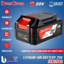 Dongcheng Lithium Battery Pack 20V 4 AH Baterai Cordless 20V FFBL2040
