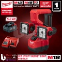 Milwaukee Led Utility Bucket Light M18 UBL-0 Lampu Kerja Set 18V 5 AH