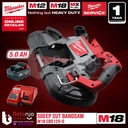 Milwaukee Deep Cut Bandsaw M18 CBS125-0 Gergaji Kayu Band Saw Set 18 V 5 AH