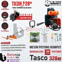 TASCO Mesin Potong Rumput Gendong 328 E + Pengembur Tanah TMT 267 B