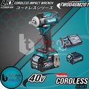 Makita Impact Wrench Baterai TW004GM201 1/2" Cordless Brushless 40V TW