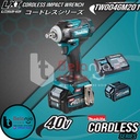 Makita Impact Wrench Baterai TW004GM201 1/2" Cordless Brushless 40V TW