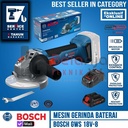 Mesin Gerinda Tangan Baterai Bosch GWS 18V-8 4 Inch + Set Baterai Procore 18V 4 AH