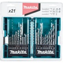 Makita Mata Bor Kombinasi Besi Tembok Kayu Set 21Pcs Drill Bit D-71962