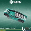 Sata Kunci L 09123 8 PCS FOLDUP TORX HEX KEY SET TAMPER PROOF
