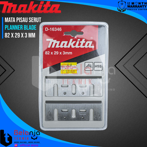 Makita Planner Blade 82 X 29 X 3 MM Mata Pisau Serut Ketam Sugu Pasah