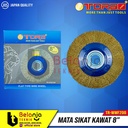 TORA Flat Wire Brush 8 Inch 200 MM Mata Gerinda Sikat Kawat Plat 8"