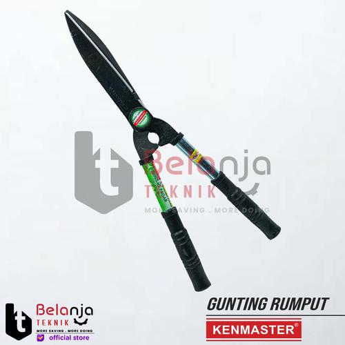Kenmaster Gunting Rumput Tanaman Gagang Besi Gunting Pagar 2 Tangan