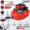 Pompa Air Apung Irigasi Alkon 2.5 Inch LCPower Triton G6.5 Fire Floating Pump 196CC 6.5 HP