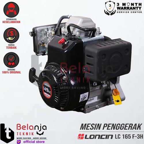 Loncin Mesin Penggerak Bensin LC 165 F-3H 5.5 HP Engine Serbaguna