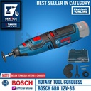 Bosch Rotary Tool Cordless GRO 12V-35 Gerinda Tuner Bor Mini 12 Volts