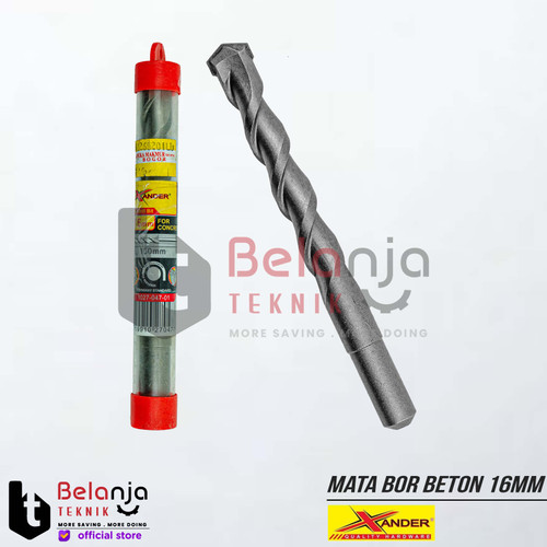 Xander Mata Bor Beton 16 X 150 MM Masonry Drill Bit for Concrete 16MM
