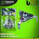 Tekiro Kunci Buka Filter Oli Universal 2 Way Oil Filter Wrench Kaki 3