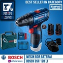 Bosch Bor Obeng Baterai GSR 120 LI GEN 3 dengan FREE Mata Bor & Obeng