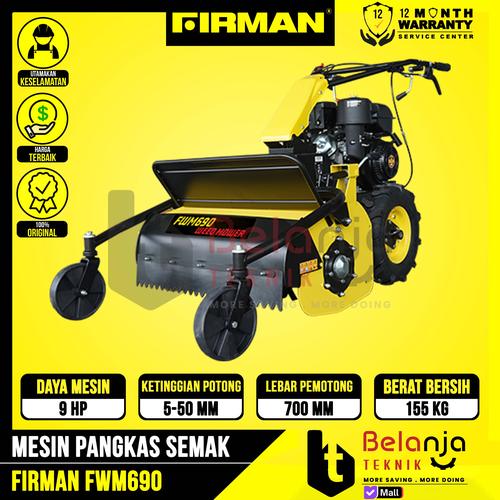 Mesin Pangkas Penghancur Semak Firman FWM690 Potong Tanaman