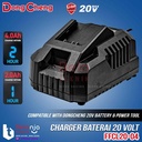 Dongcheng  Charger Battery Pengisi Daya Baterai FFCL 20 Charger 20V 4 AH FFCL20-04
