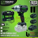 Tekiro Impact Wrench Cordless 20V XV 1/2 Inch Brushless Mesin Buka Baut CD-IW2181