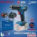 Dongcheng Cordless Hammer Drill DCJZ2050i DM 20V Bor Impact Baterai 13