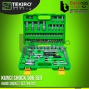 Tekiro Kunci Shock Sok Set 94 Pcs 6 PT 1/4"-1/2" Socket Set SC-SE0622